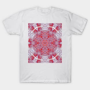 Alice In Wonderland cat mandala T-Shirt